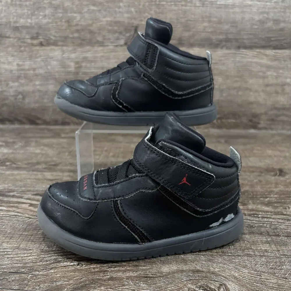 Jordan Heritage BT Shoes Toddler 9C Black 23 Logo Nike Kids 886315-001